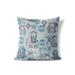 Elegant Elephant Paisley Indoor / Outdoor Throw Pillow Cover