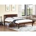 Platform Bed Simple Wood Bed Frame with Headboard Slat Support No Box Spring Needed Bedroom Kids Bed Platform Bed Frame