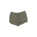 Divided by H&M Shorts: Green Solid Bottoms - Women's Size 4