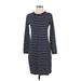 Old Navy Casual Dress: Blue Stripes Dresses - Women's Size Small