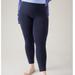 Athleta Pants & Jumpsuits | Athleta Salutation Stash Pocket 7/8 Tight Womens Plus Size 3x Navy Blue Pockets | Color: Blue | Size: 3x