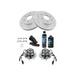 2003-2006 Cadillac Escalade ESV Front Brake Pad and Rotor and Wheel Hub Kit - TRQ