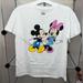 Disney Shirts & Tops | Disney Mickey And Minnie Mouse Girls' T Shirt White Size Xl Nwt | Color: White | Size: Xlg