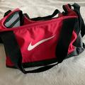 Nike Bags | Nike Brasilia Pink Women’s Duffle Training Bag | Color: Black/Pink | Size: Os