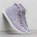 Nike Shoes | Nike Blazer Mid Suede Shearling Lined High Top Sneaker, Women’s Size 7.5 | Color: Gray/Purple | Size: 7.5