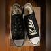 Converse Shoes | Converse Chuck Taylor All Star Lo Black Glitter Platform Sneakers | Color: Black | Size: 7.5