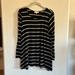 Anthropologie Tops | Anthropologie Puella Long Sleeve Striped Shirt | Color: Black/White | Size: S