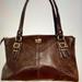 Coach Bags | Coach Pebbled Leather Satchel Handbag Euc | Color: Brown/Gold | Size: Os