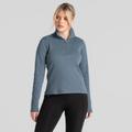 Craghoppers Women's Orlaith Half Zip Long Sleeved Top Winter Sky