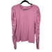 Anthropologie Tops | Maeve Anthropologie Ruched Long-Sleeve Top In Mauve Womens Xl | Color: Pink | Size: Xl