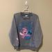 Disney Tops | Disney’s Lilo & Stitch Pullover Crewneck Sweatshirt-Size M Nwt | Color: Blue/Gray | Size: M