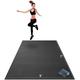 Premium Extra Large Exercise Mat - 7' x 5' x 1/4" Ultra Durable, Non-Slip, Workout Mats for Home Gym Flooring - Jump, Cardio, MMA Mat - Use with or Without Shoes (84" Long x 60" Wide x 6mm Thick)