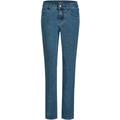 Slim-fit-Jeans ANGELS "DOLLY" Gr. 42, Länge 30, blau (blue) Damen Jeans Röhrenjeans