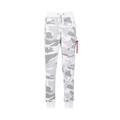 Cargohose ALPHA INDUSTRIES "ALPHA Men - Jogger X-Fit Cargo Pant Camo" Gr. S, Normalgrößen, weiß (white camo) Herren Hosen Cargohosen