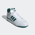 Sneaker ADIDAS ORIGINALS "FORUM MID" Gr. 43, grün (cloud white, collegiate green, cloud white) Schuhe Sneaker