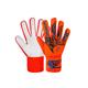 Torwarthandschuhe REUSCH "Attrakt Starter Solid" Gr. 10, orange (orange, blau) Damen Handschuhe Sporthandschuhe