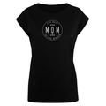 T-Shirt MERCHCODE "Damen Ladies Mothers Day - The best mom T-Shirt" Gr. L, schwarz (black) Herren Shirts T-Shirts