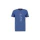 T-Shirt ALPHA INDUSTRIES "ALPHA Men - T-Shirts R Print T" Gr. M, blau (vintage marine) Herren Shirts T-Shirts