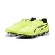 Fußballschuh PUMA "KING MATCH FG/AG" Gr. 42,5, grün (electric lime, puma black) Schuhe Fußballschuhe