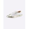 Sneaker ANDREA CONTI, Damen, Gr. 39, gold (weiß, goldfarben), Leder, Rindsleder, Glattleder, modisch, Schuhe