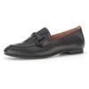 Slipper GABOR, Damen, Gr. 38, schwarz, Nappaleder, klassisch, Schuhe, Loafer, Halbschuh mit Lederinnensohle