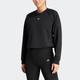 Sweatshirt ADIDAS PERFORMANCE "POWER COVER UP" Gr. L, schwarz-weiß (black, white) Damen Sweatshirts