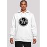 "Kapuzenpullover F4NT4STIC ""Spaceone Logo"" Gr. XXL, weiß Herren Pullover Print"