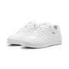 Sneaker PUMA "Court Classy Sneakers Damen", Gr. 39, weiß (weiß silber metallic), Obermaterial: Synthetik; Futter: Textil; Innensohle: Textil; Laufsohle: Gummi, Schuhe