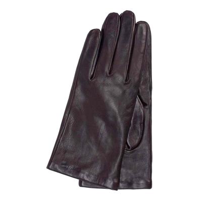 Lederhandschuhe GRETCHEN "Women´s Glove Pura", Damen, Gr. 7,5, braun, 100% Leder, unifarben, klassisch, Handschuhe, aus 