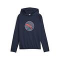 Hoodie PUMA "ACTIVE SPORTS Jungen" Gr. 140, blau (club navy blue) Kinder Sweatshirts