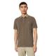 Poloshirt MARC O'POLO "aus Organic Cotton-Stretch" Gr. XL, braun Herren Shirts Kurzarm