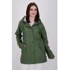 Regenmantel DEPROC ACTIVE "ANKERGLUTTRAUM WOMEN", Damen, Gr. 44 (L), grün, Obermaterial: 100% Polyurethan; Futter: 100% Polyesteru201c, casual, Langarm mit Druckknopf, Mäntel, auch in Großen Größen erhältlich