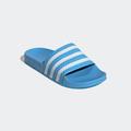 Badesandale ADIDAS ORIGINALS "ADILETTE W" Gr. 42, blau (semi blue burst, cloud white, semi green spark) Schuhe Wasserschuhe