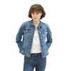 Jeansjacke TOM TAILOR, Damen, Gr. L (40), blau (used schwarz stone blau denim), Denim/Jeans, Obermaterial: 99% Baumwolle, 1% Elasthan. Futter: 100% Baumwolle, unifarben, casual, normal kurz, Rundhals, Langarm 1-Knopf-Manschette, Jacken, mit...