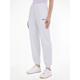 Sweathose TOMMY JEANS "TJW RLX SCRIPT SWEATPANT" Gr. L (40), N-Gr, weiß Damen Hosen Freizeithosen