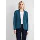 Kurzblazer STREET ONE Gr. 36, blau (bright turquoise) Damen Blazer