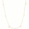 Collier LUIGI MERANO "mit Behang Plättchen, Gold 585" Halsketten Gr. 45 cm, Gelbgold 585, goldfarben (gold) Damen Colliers