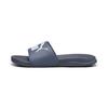 Badesandale PUMA "POPCAT 20", Gr. 44,5, blau (inky blau, puma weiß), Synthetik, sportlich, Schuhe