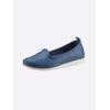 Slipper ANDREA CONTI, Damen, Gr. 38, blau (jeansblau), Glattleder, Leder, sportlich, Schuhe