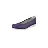 Ballerina NATURAL FEET "Catharina", Damen, Gr. 37, lila, Leder, casual, Schuhe Ballerina, mit Memolatex-Einlegesohle