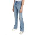 Bootcut-Jeans CALVIN KLEIN JEANS "AUTHENTIC BOOTCUT" Gr. 27, Länge 32, blau (denim light) Damen Jeans Bootcut