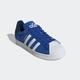 Sneaker ADIDAS ORIGINALS "SUPERSTAR" Gr. 44, blau (royal blue, cloud white, dark blue) Schuhe Sneaker