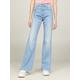 Bequeme Jeans TOMMY JEANS "Sylvia" Gr. 32, Länge 30, blau (light denim3) Damen Jeans High-Waist-Jeans