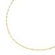 Goldkette LUIGI MERANO "fantasieförmig mit diamantierten Gliedern, Gold 375" Halsketten Gr. 60 cm, Gelbgold 375, goldfarben (gold) Damen Goldketten