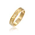 Partnerring ELLI PREMIUM "Trauring Ehering Freundschaft Kunstvoll Silber" Fingerringe Gr. 62 mm, Silber 925 (Sterlingsilber), goldfarben (gold) Damen Fingerringe