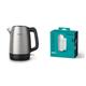 Philips Daily Collection Metall-Wasserkocher-Feder-Deckel & Siemens BRITA Intenza Wasserfilter TZ70033A