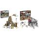 LEGO 75365 Star Wars: Eine Neue Hoffnung Rebellenbasis auf Yavin 4 mit 10 Minifiguren & 75337 Star Wars at-TE Walker
