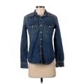 Lucky Brand Jacket: Short Blue Jackets & Outerwear - Women's Size X-Small