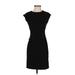 Vince Camuto Cocktail Dress - Sheath: Black Solid Dresses - Women's Size 0