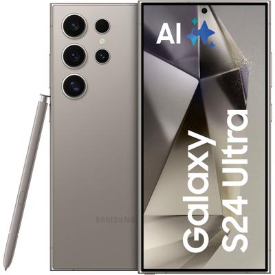 SAMSUNG Smartphone "Galaxy S24 Ultra 512GB" Mobiltelefone grau (titanium gray) Smartphone Android Bestseller